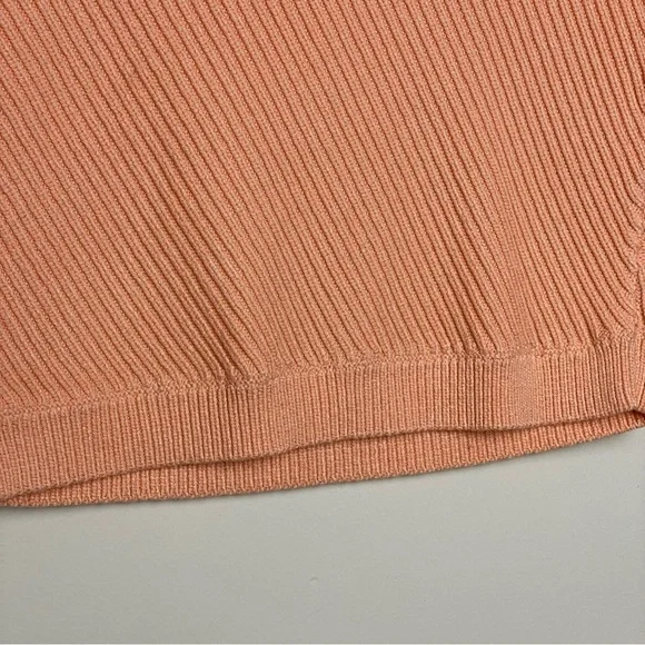 3-1 Phillip Lim Sleeveless Sweater, Peach, Ribbed Size M - Picture 4 of 11